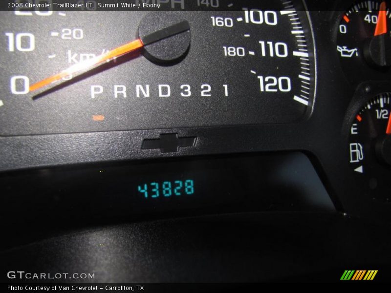 Summit White / Ebony 2008 Chevrolet TrailBlazer LT