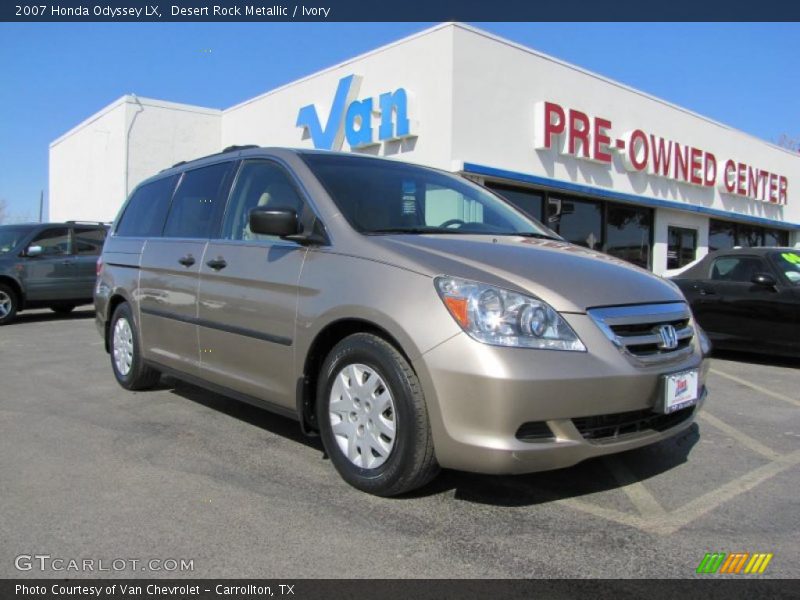 Desert Rock Metallic / Ivory 2007 Honda Odyssey LX