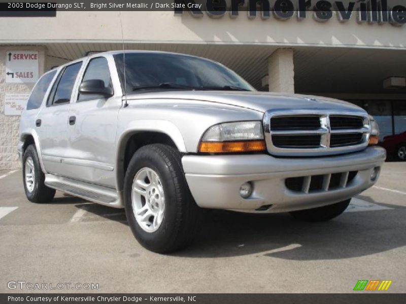 Bright Silver Metallic / Dark Slate Gray 2003 Dodge Durango SLT