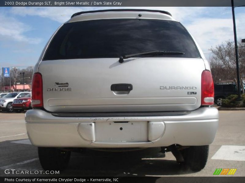Bright Silver Metallic / Dark Slate Gray 2003 Dodge Durango SLT