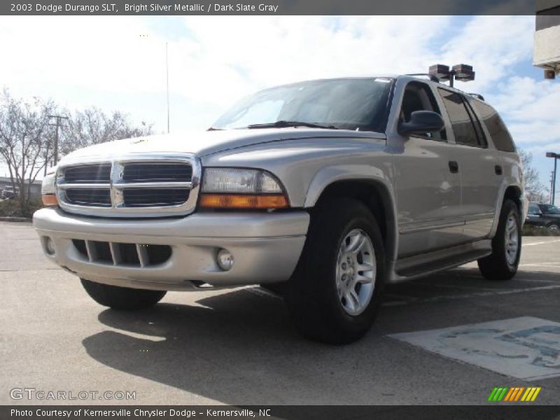 Bright Silver Metallic / Dark Slate Gray 2003 Dodge Durango SLT