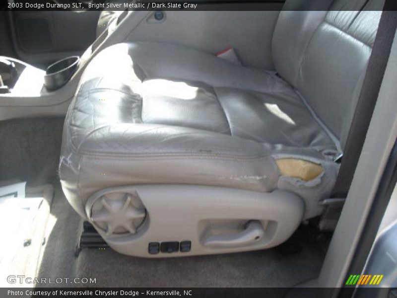 Bright Silver Metallic / Dark Slate Gray 2003 Dodge Durango SLT