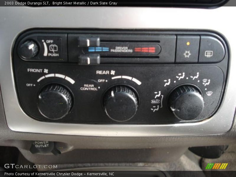 Bright Silver Metallic / Dark Slate Gray 2003 Dodge Durango SLT