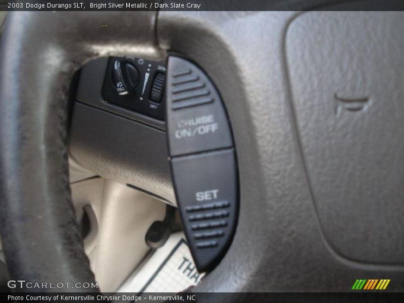 Bright Silver Metallic / Dark Slate Gray 2003 Dodge Durango SLT