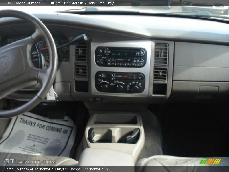Bright Silver Metallic / Dark Slate Gray 2003 Dodge Durango SLT