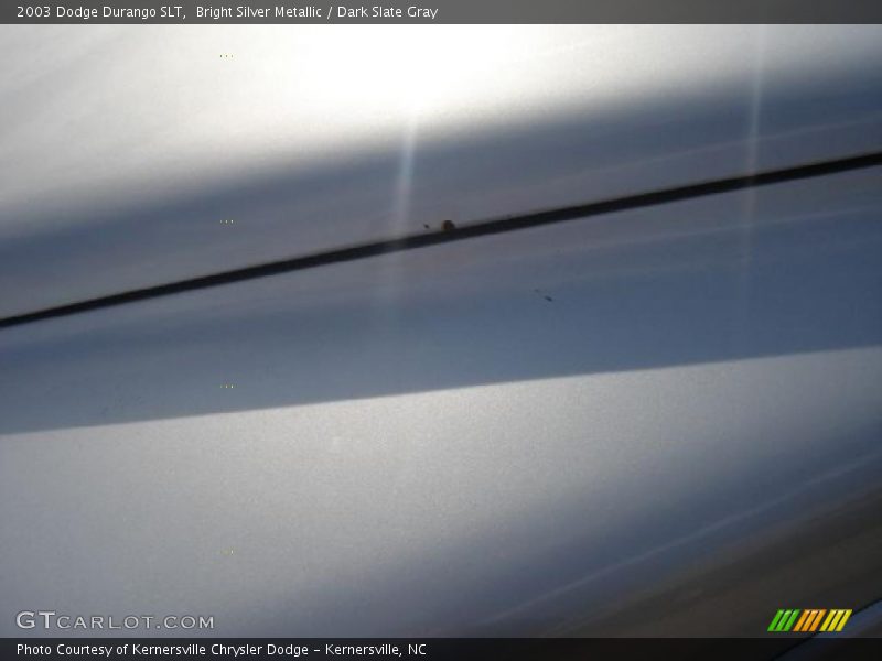 Bright Silver Metallic / Dark Slate Gray 2003 Dodge Durango SLT