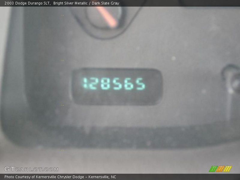 Bright Silver Metallic / Dark Slate Gray 2003 Dodge Durango SLT