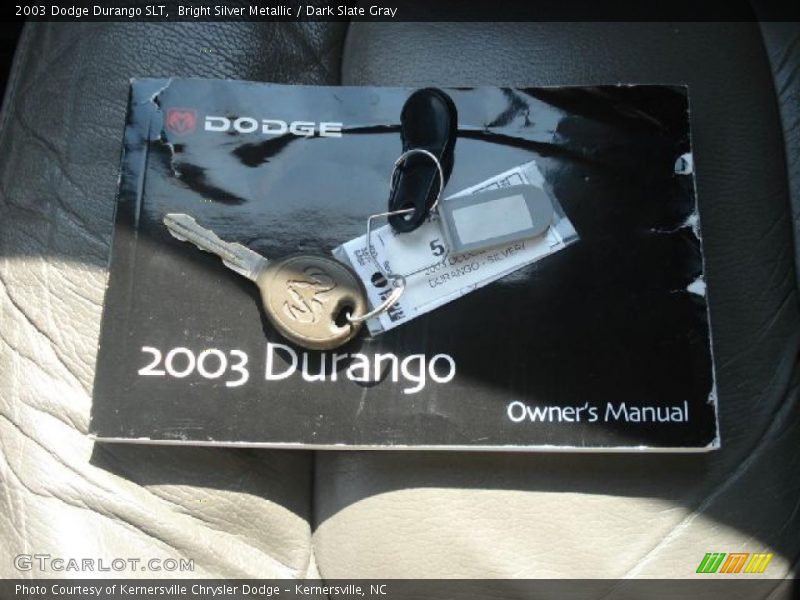 Bright Silver Metallic / Dark Slate Gray 2003 Dodge Durango SLT