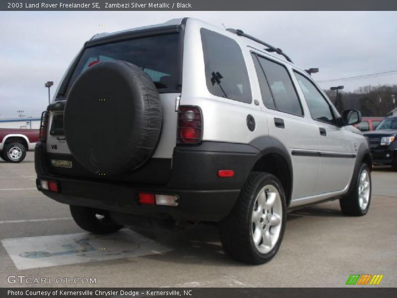 Zambezi Silver Metallic / Black 2003 Land Rover Freelander SE