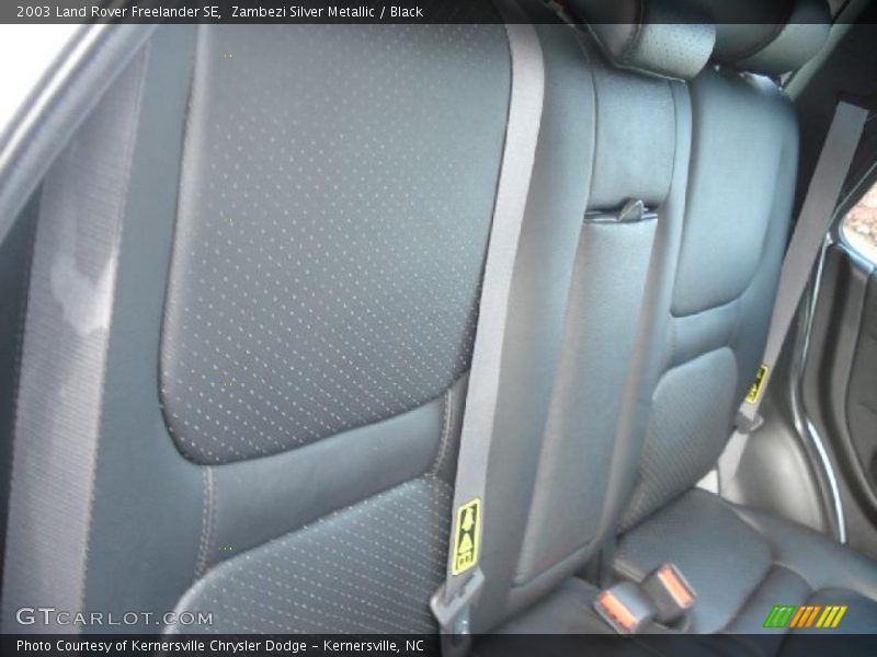 Zambezi Silver Metallic / Black 2003 Land Rover Freelander SE