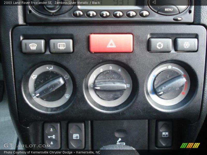 Zambezi Silver Metallic / Black 2003 Land Rover Freelander SE