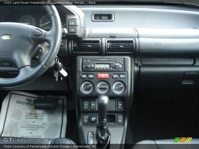 Zambezi Silver Metallic / Black 2003 Land Rover Freelander SE