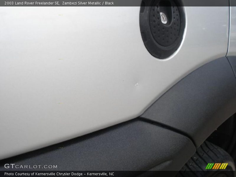 Zambezi Silver Metallic / Black 2003 Land Rover Freelander SE
