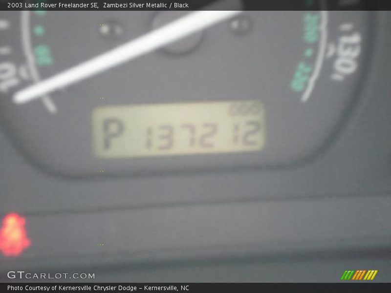 Zambezi Silver Metallic / Black 2003 Land Rover Freelander SE