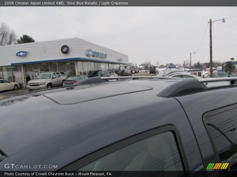 Steel Blue Metallic / Light Graystone 2008 Chrysler Aspen Limited 4WD