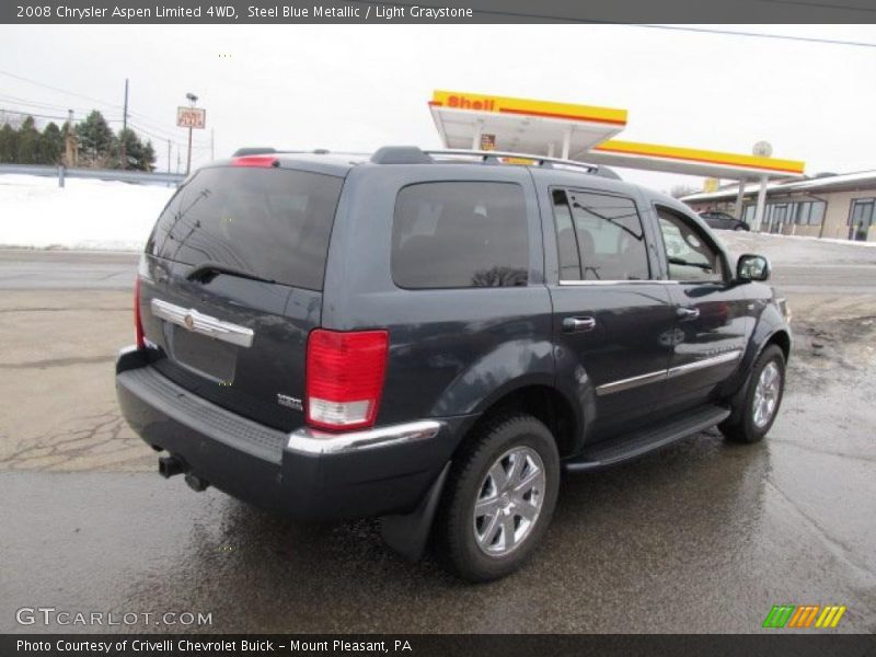 Steel Blue Metallic / Light Graystone 2008 Chrysler Aspen Limited 4WD