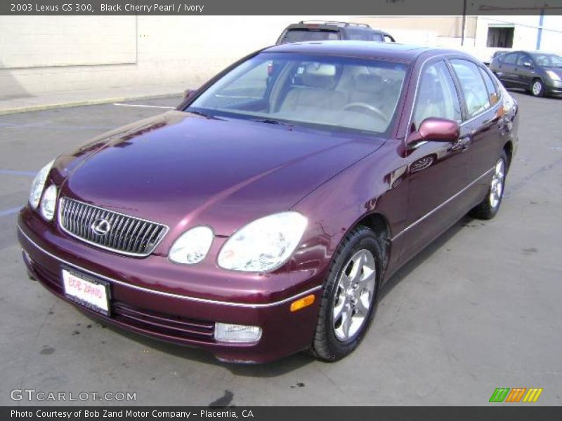 Black Cherry Pearl / Ivory 2003 Lexus GS 300