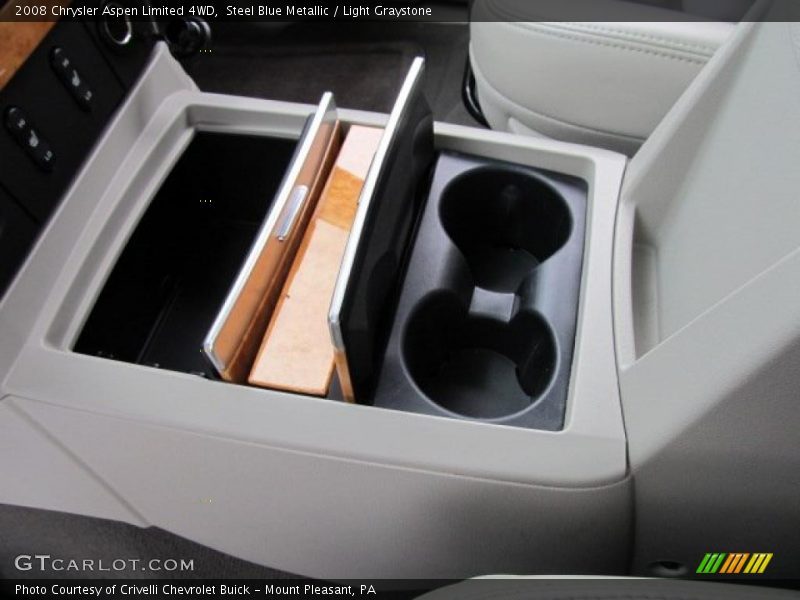 Steel Blue Metallic / Light Graystone 2008 Chrysler Aspen Limited 4WD
