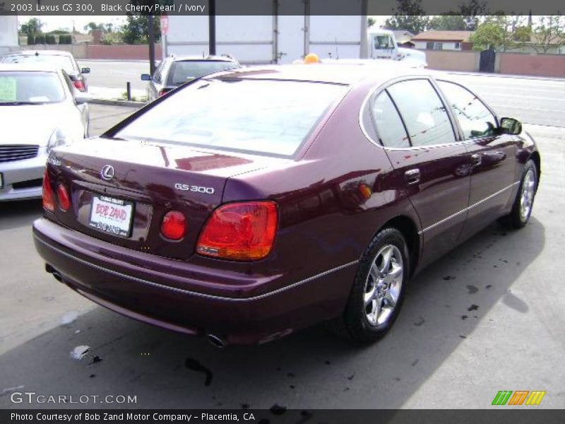 Black Cherry Pearl / Ivory 2003 Lexus GS 300