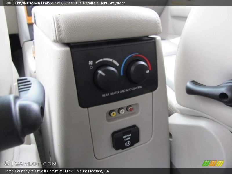 Steel Blue Metallic / Light Graystone 2008 Chrysler Aspen Limited 4WD