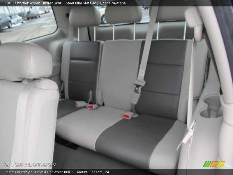 Steel Blue Metallic / Light Graystone 2008 Chrysler Aspen Limited 4WD