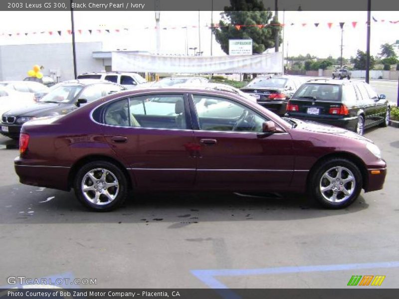 Black Cherry Pearl / Ivory 2003 Lexus GS 300
