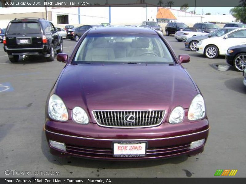 Black Cherry Pearl / Ivory 2003 Lexus GS 300