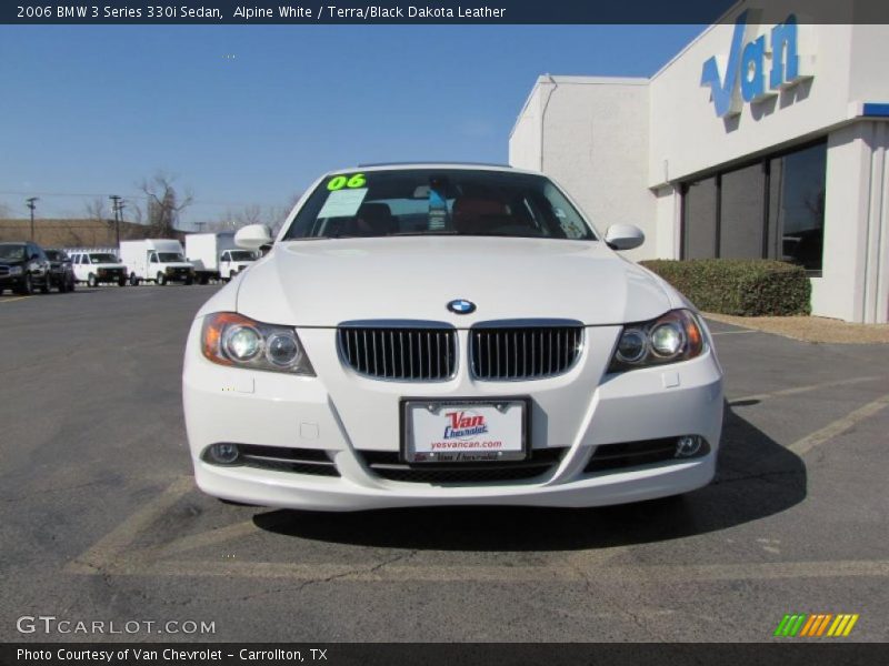 Alpine White / Terra/Black Dakota Leather 2006 BMW 3 Series 330i Sedan