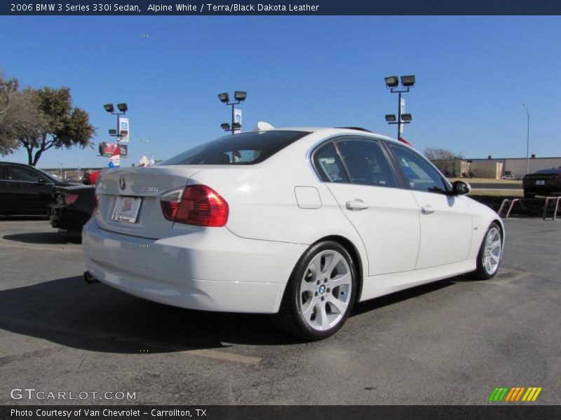 Alpine White / Terra/Black Dakota Leather 2006 BMW 3 Series 330i Sedan