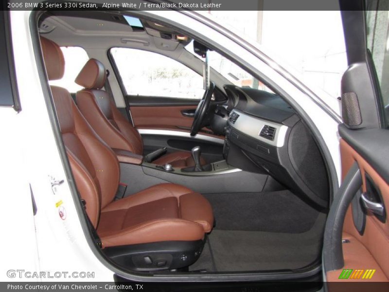 Alpine White / Terra/Black Dakota Leather 2006 BMW 3 Series 330i Sedan