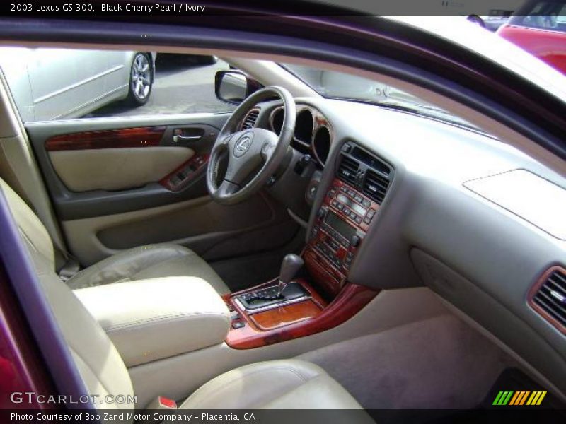 Black Cherry Pearl / Ivory 2003 Lexus GS 300