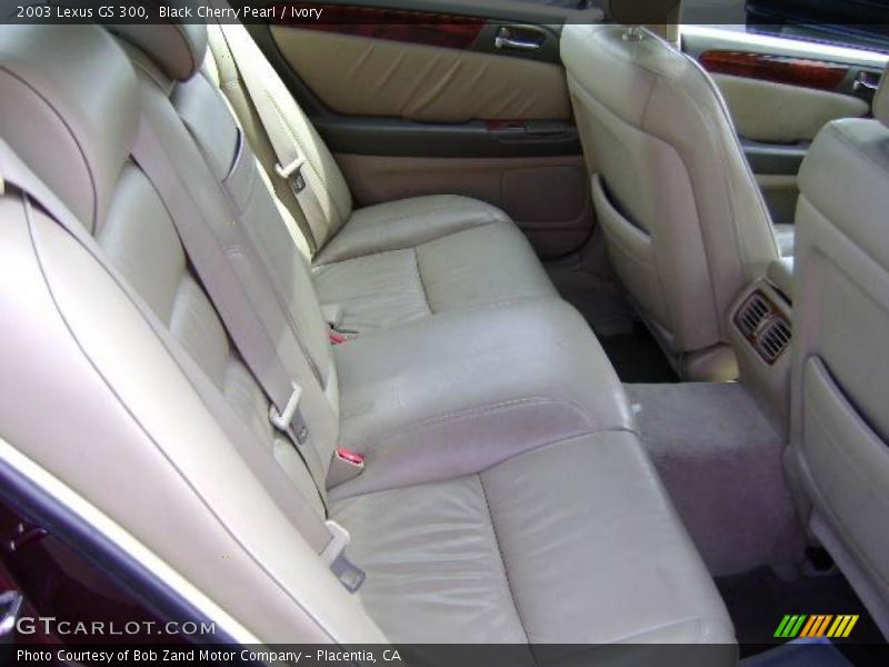 Black Cherry Pearl / Ivory 2003 Lexus GS 300