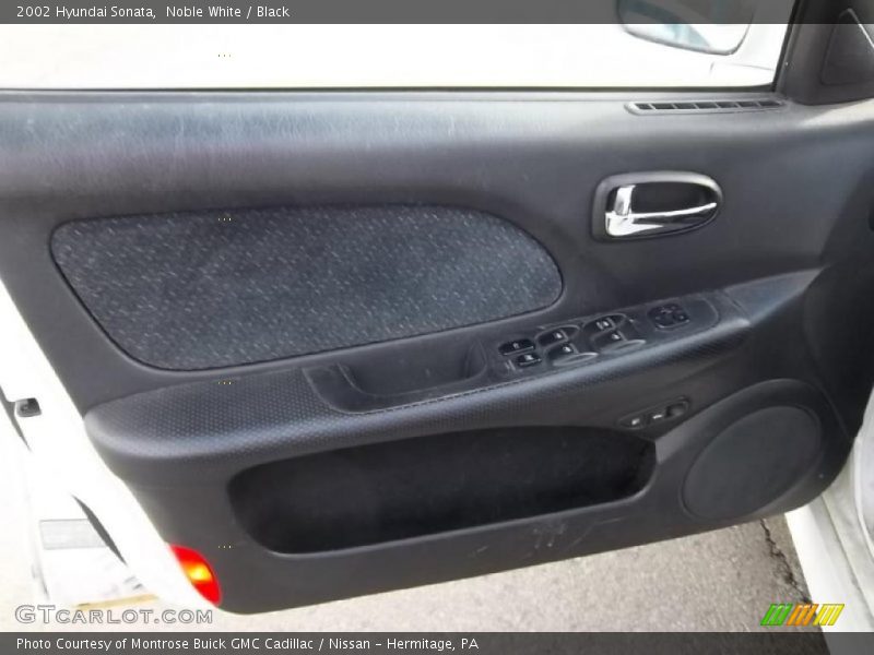 Noble White / Black 2002 Hyundai Sonata