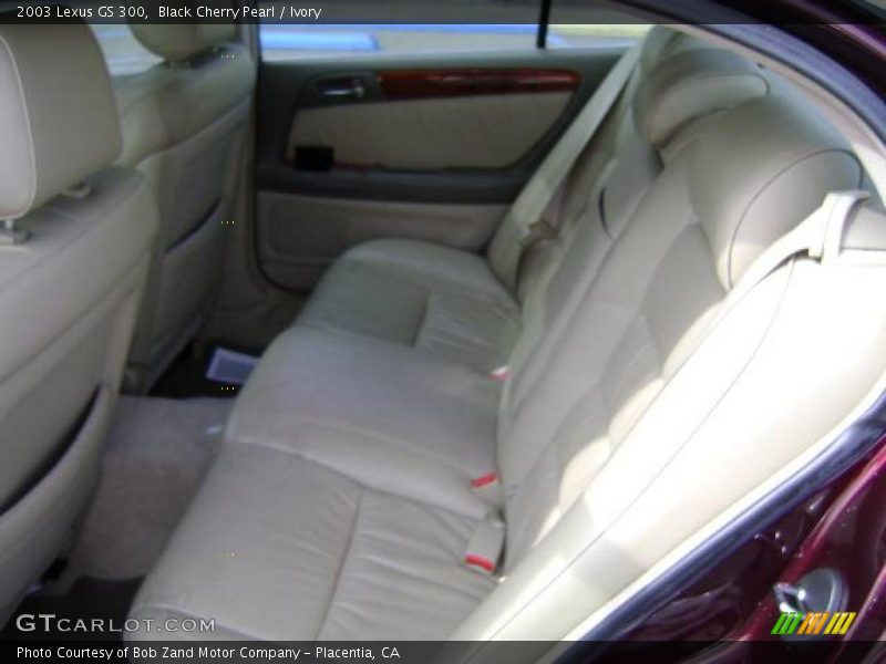 Black Cherry Pearl / Ivory 2003 Lexus GS 300