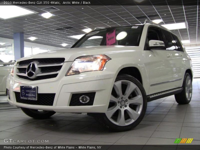 Arctic White / Black 2010 Mercedes-Benz GLK 350 4Matic