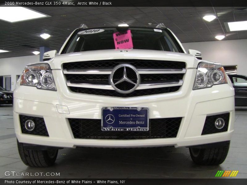 Arctic White / Black 2010 Mercedes-Benz GLK 350 4Matic