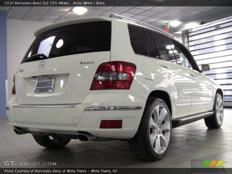 Arctic White / Black 2010 Mercedes-Benz GLK 350 4Matic