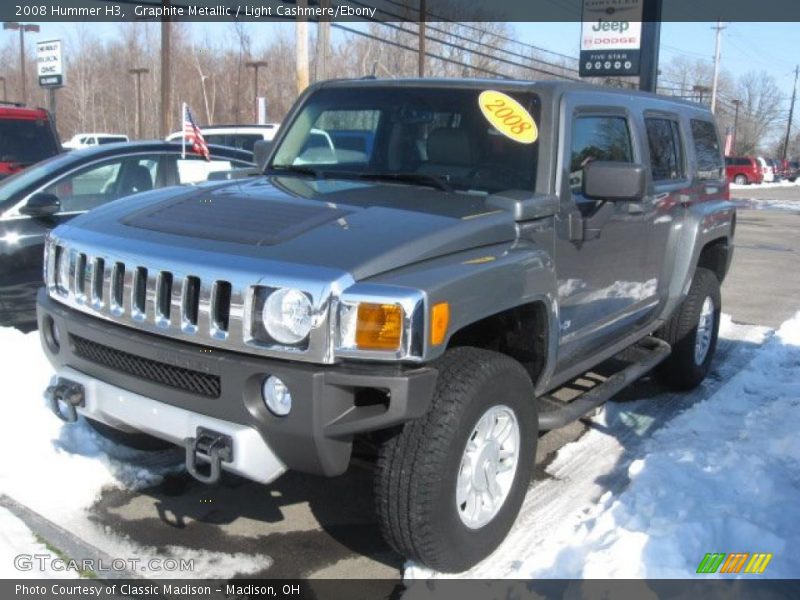 Graphite Metallic / Light Cashmere/Ebony 2008 Hummer H3