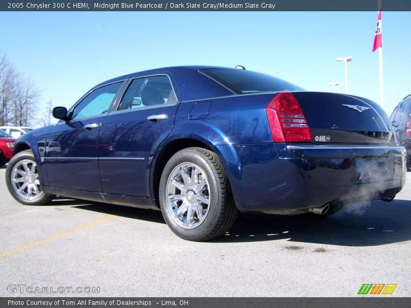 Midnight Blue Pearlcoat / Dark Slate Gray/Medium Slate Gray 2005 Chrysler 300 C HEMI