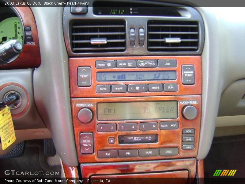 Black Cherry Pearl / Ivory 2003 Lexus GS 300