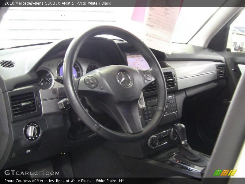 Arctic White / Black 2010 Mercedes-Benz GLK 350 4Matic