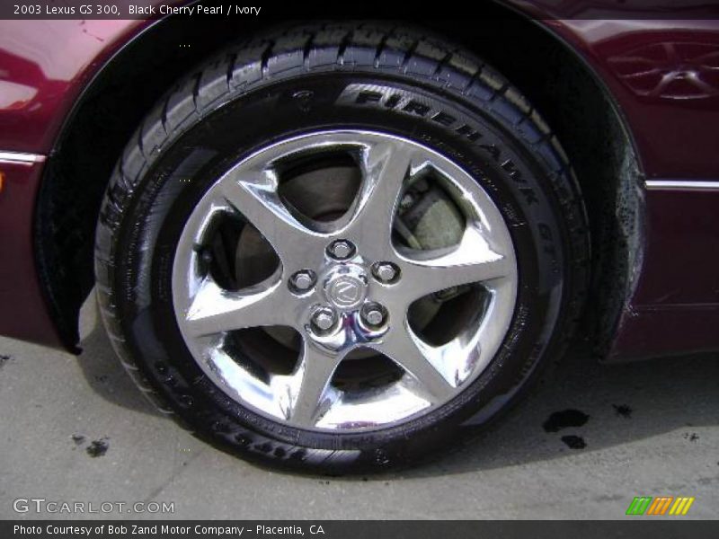 Black Cherry Pearl / Ivory 2003 Lexus GS 300