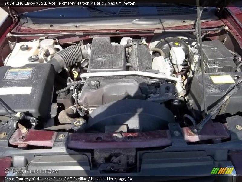 Monterey Maroon Metallic / Medium Pewter 2004 GMC Envoy XL SLE 4x4