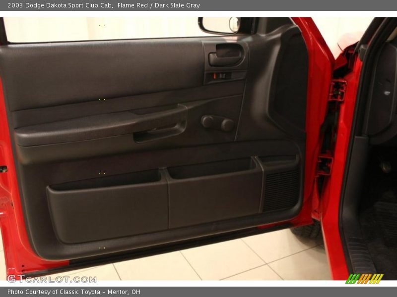 Flame Red / Dark Slate Gray 2003 Dodge Dakota Sport Club Cab