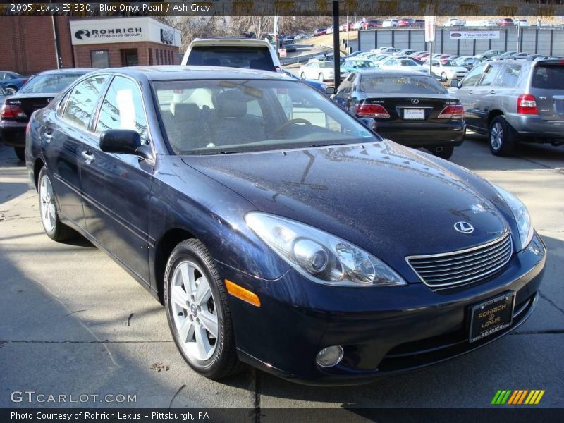 Blue Onyx Pearl / Ash Gray 2005 Lexus ES 330