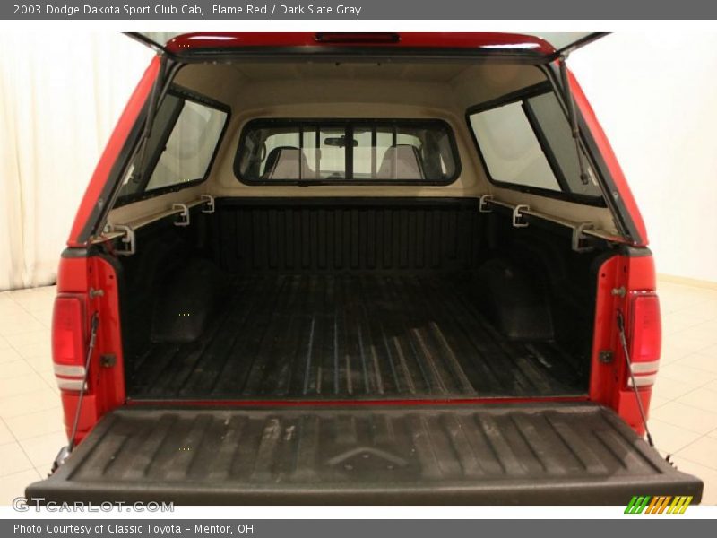 Flame Red / Dark Slate Gray 2003 Dodge Dakota Sport Club Cab