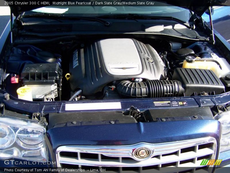 Midnight Blue Pearlcoat / Dark Slate Gray/Medium Slate Gray 2005 Chrysler 300 C HEMI