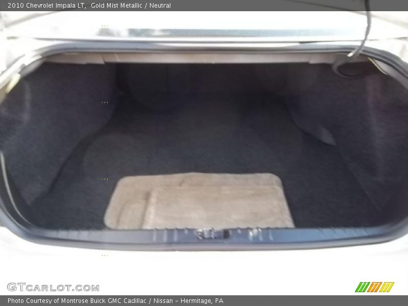 Gold Mist Metallic / Neutral 2010 Chevrolet Impala LT