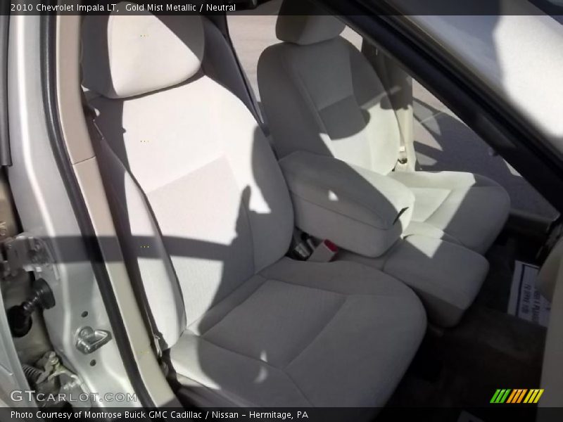 Gold Mist Metallic / Neutral 2010 Chevrolet Impala LT