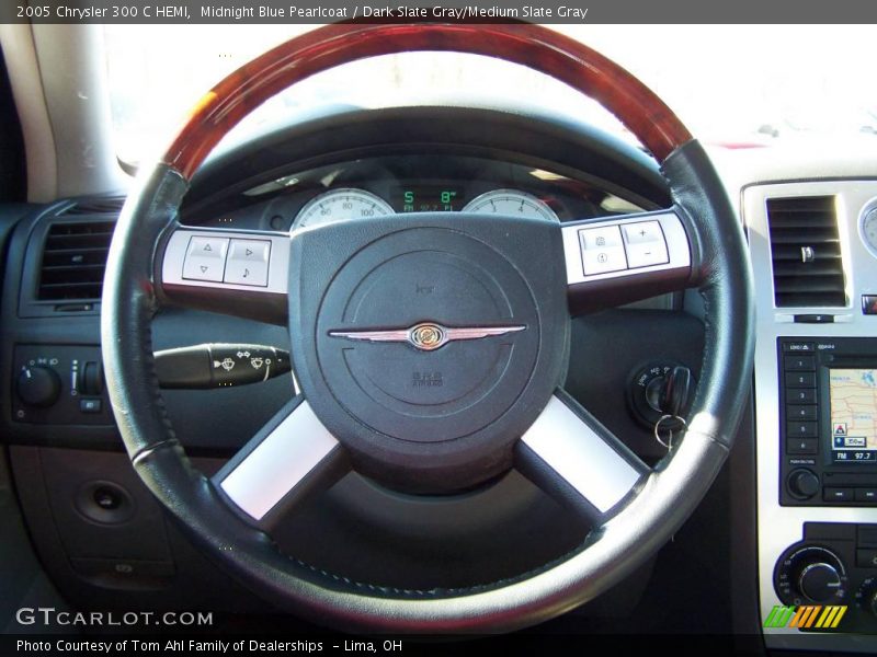Midnight Blue Pearlcoat / Dark Slate Gray/Medium Slate Gray 2005 Chrysler 300 C HEMI